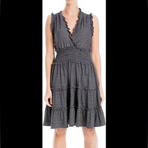 Max Studio Women's Sleeveless Short Smocked Dress (xs)